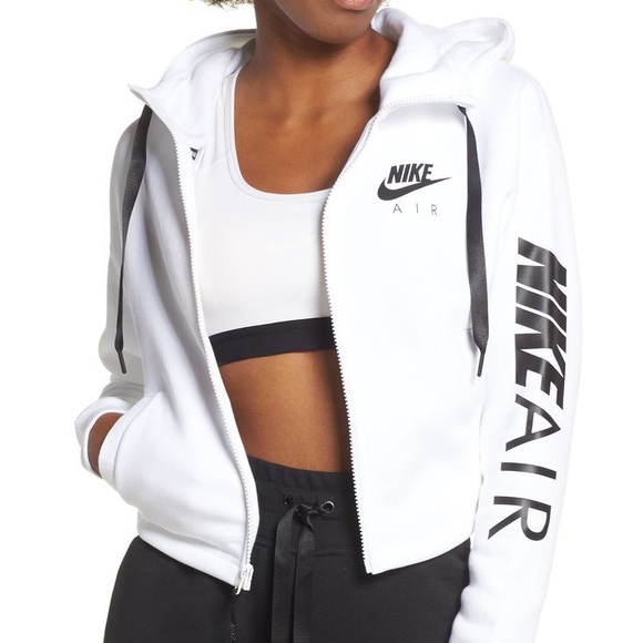 ✨ NIKE AIR FULL ZIP CROP HOODIE ✨ - Picture 4 of 7